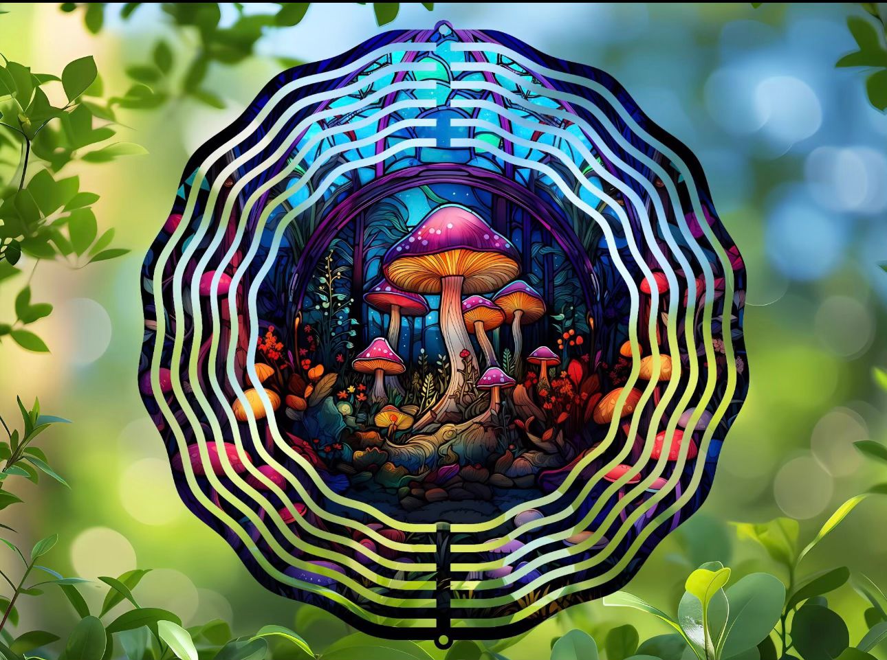 Mushrooms Wind Spinner